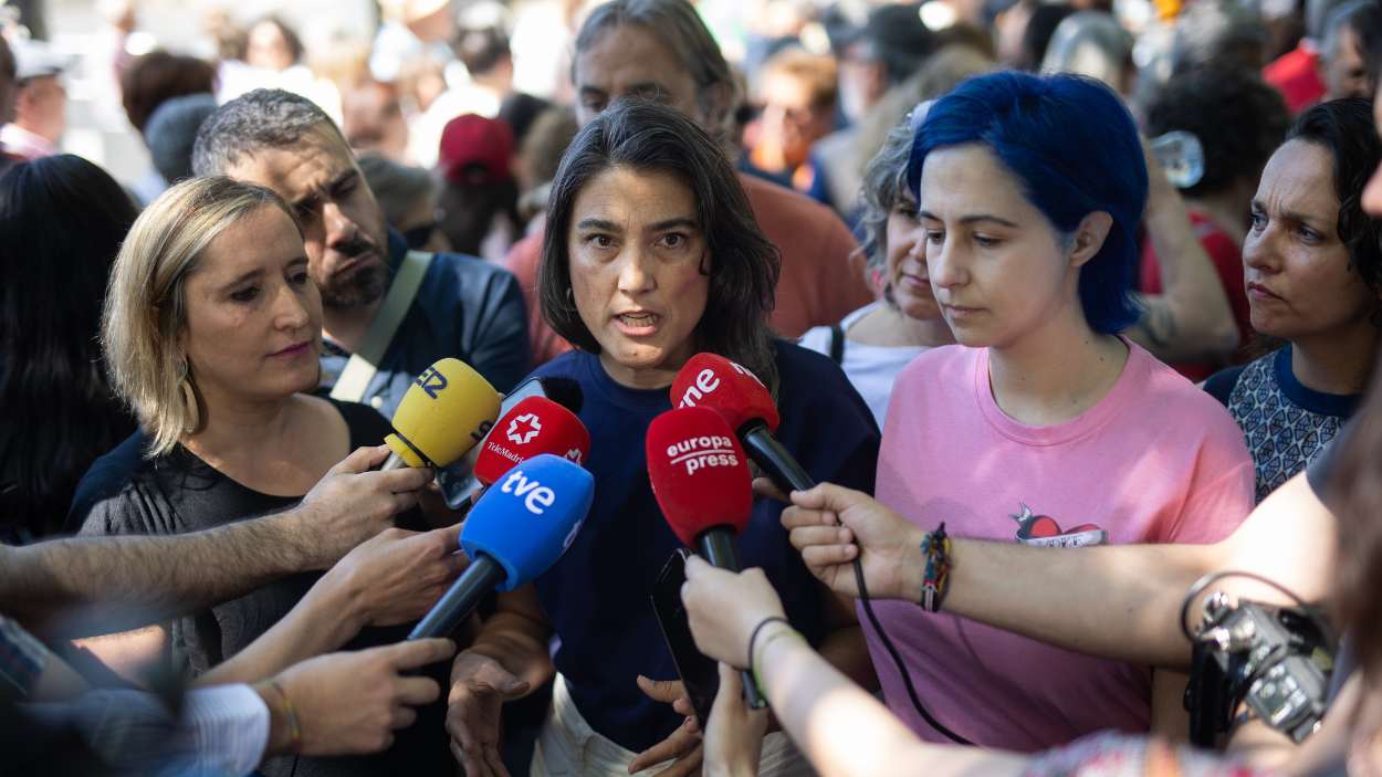 La portavoz de Más Madrid en la Asamblea de Madrid, Manuela Bergerot. EP