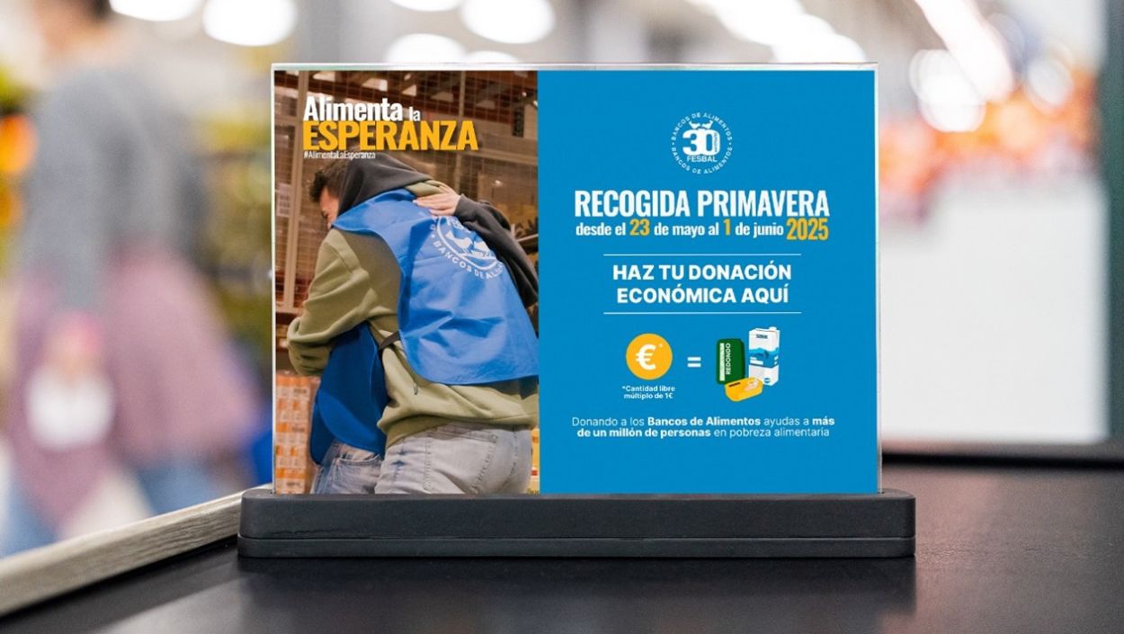 Separador de la Recogida de Primavera 2025 en una caja de Mercadona