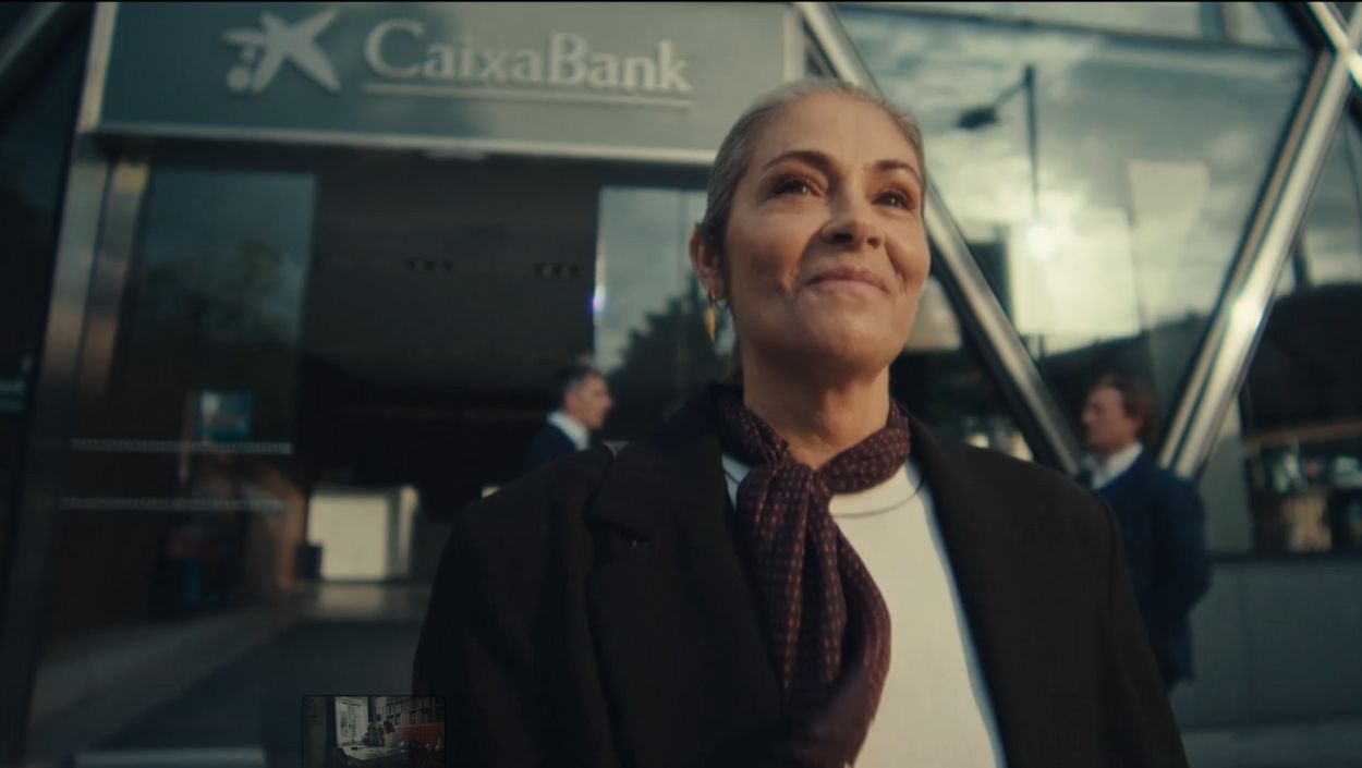 Imagen de la campaña publicitaria de Generación + de CaixaBank