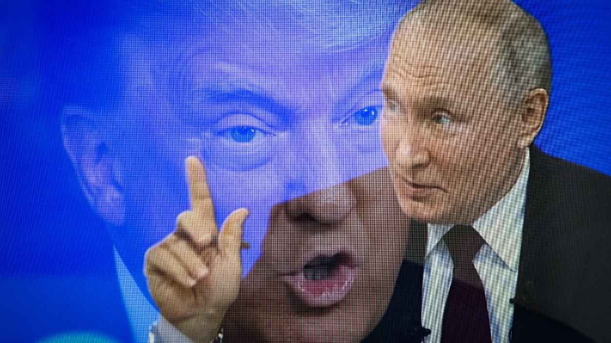 Montaje de Donald Trump y Vladimir Putin. EP.