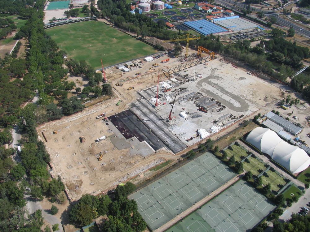 Durante las obras se sacaron más de 720.000 m3 de tierras, que se reutilizaron en obras de la zona sur de la Comunidad de Madrid,