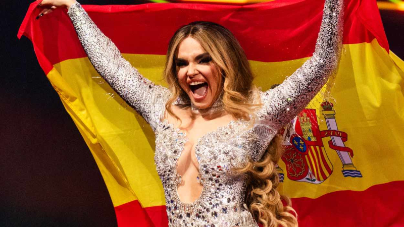 Comparecencia de Melody tras Eurovision 2025. Alma Bengtsson / EBU