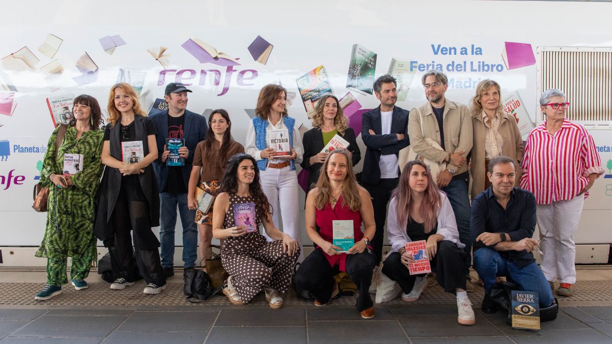 Tren de la Cultura 2025 con destino a Valencia. Imagen: Editorial Planeta.