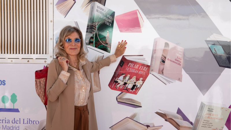 Pilar Eyre en el 'Tren de la Cultura' 2025. Imagen: Editorial Planeta.