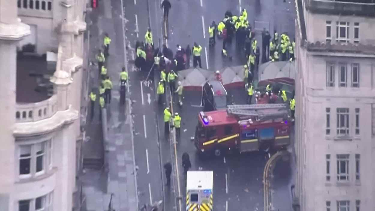 Un detenido tras un atropello múltiple en Liverpool. X