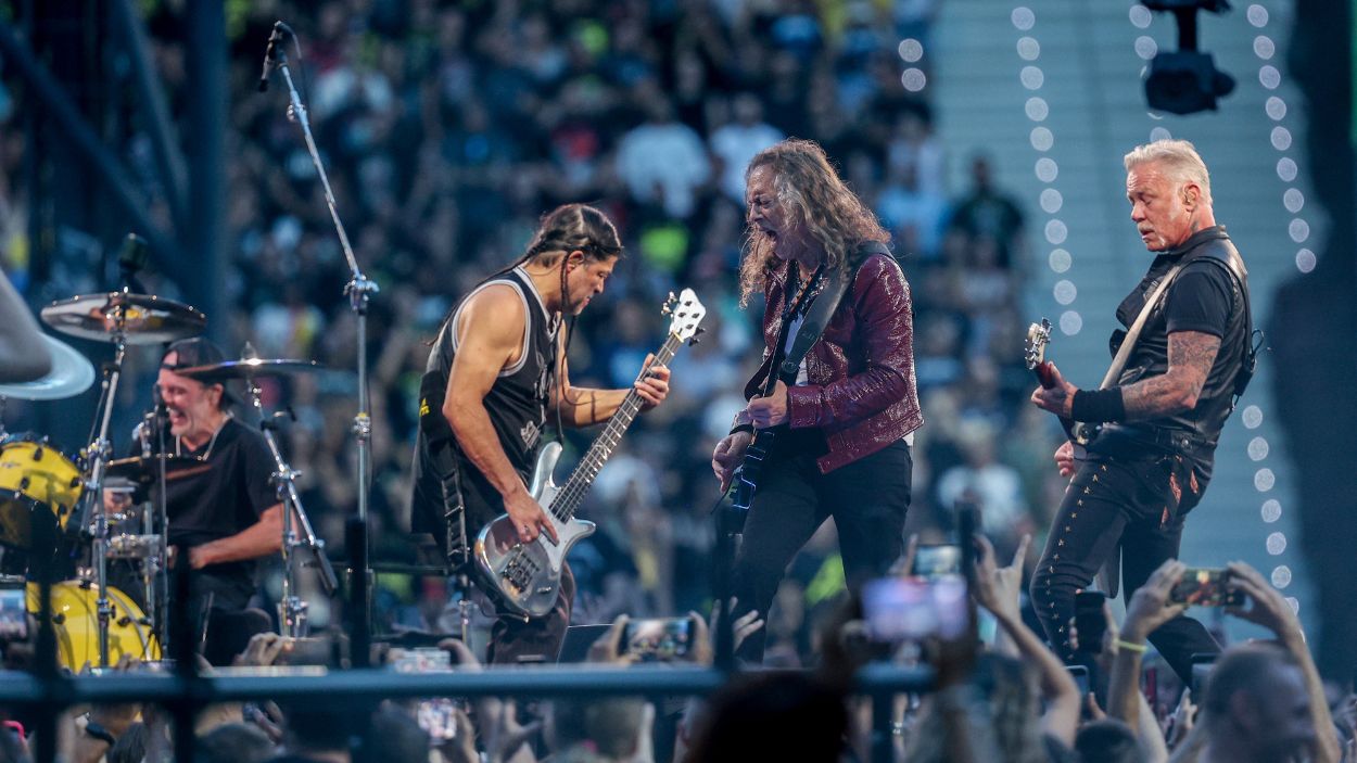 Metallica actuando en Madrid. EP.