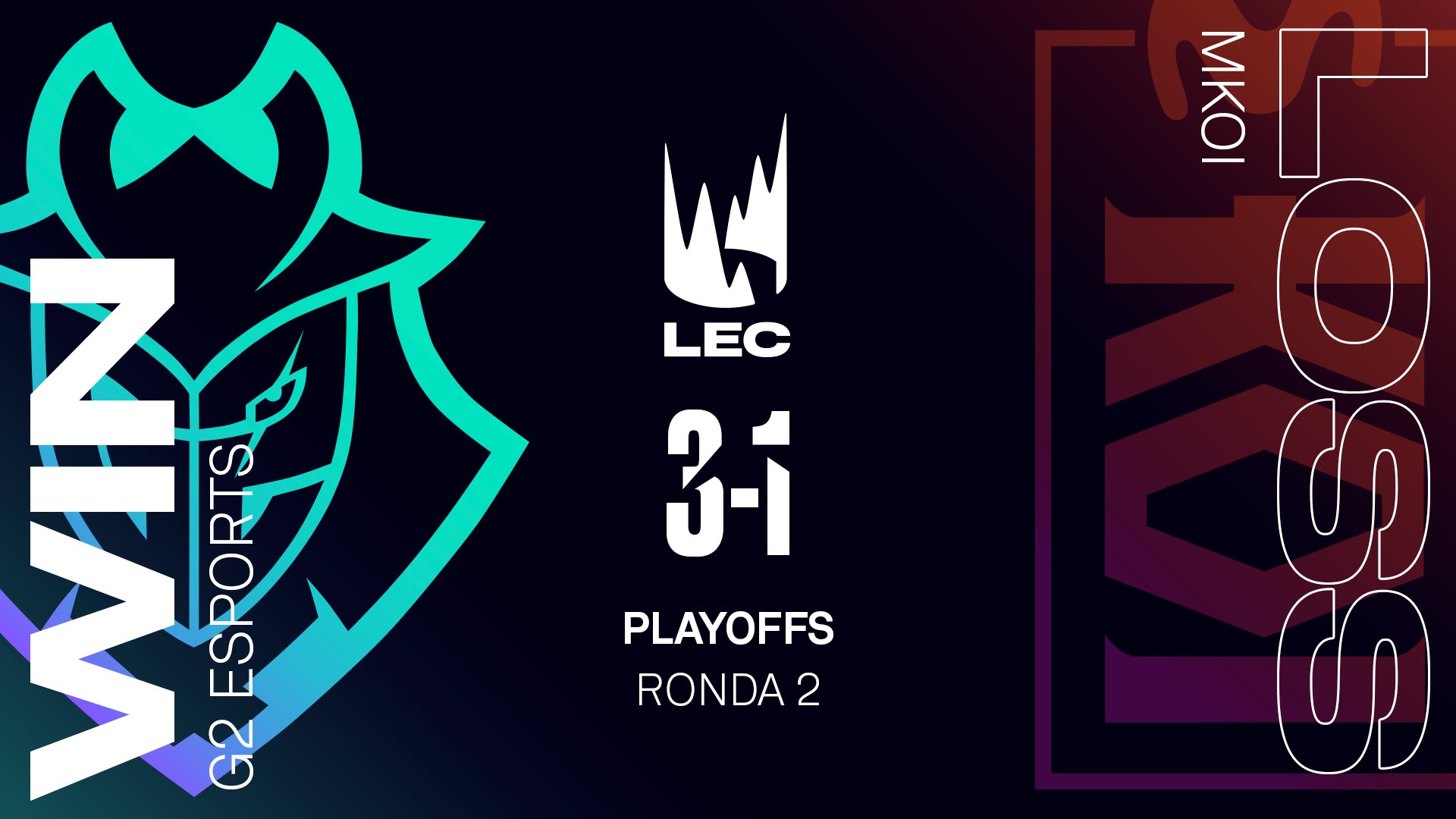 G2 Esports es el primer finalista de la LEC 