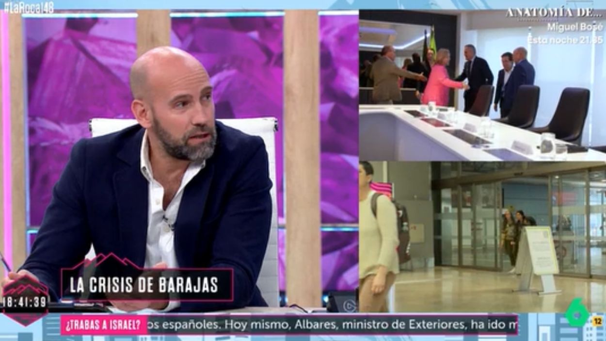 Gonzalo Miró en 'La Roca'. Atresmedia 