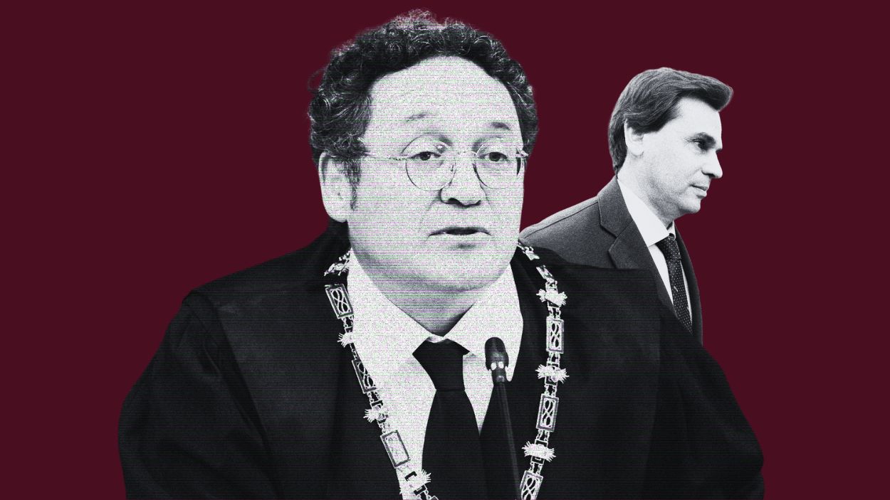 Alberto González Amador y Álvaro García Ortiz