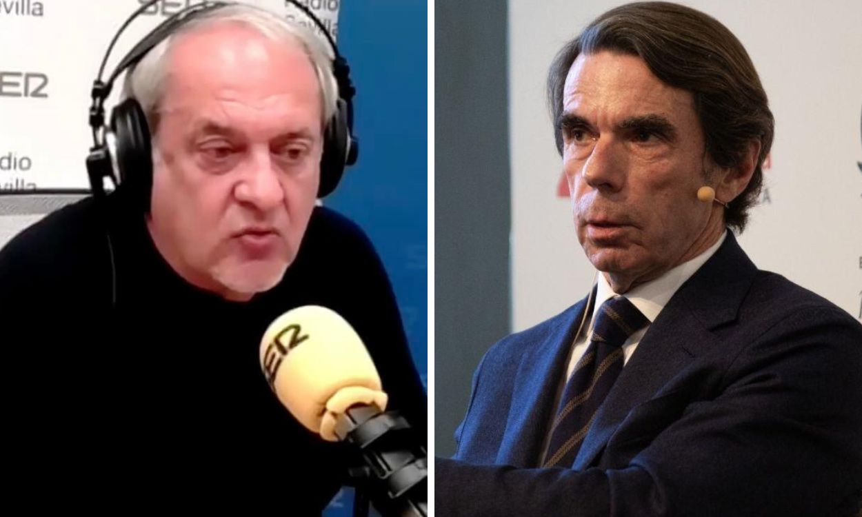 Javier Aroca y José María Aznar en un fotomontaje. Elaboración propia.