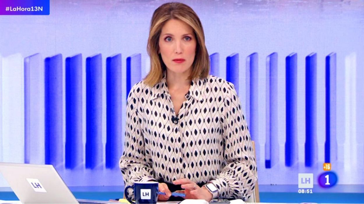 Silvia Intxaurrondo en 'La hora de La 1'. TVE