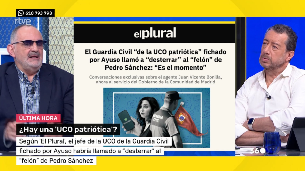 Antón Losada en 'Mañaneros'. RTVE