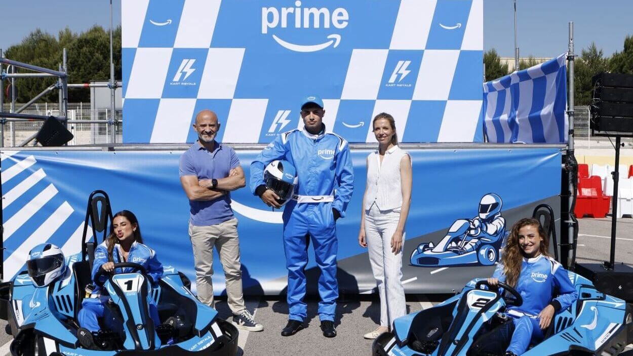 Presentación Escudería Prime Amazon-Kart Royale. Foto de Amazon.