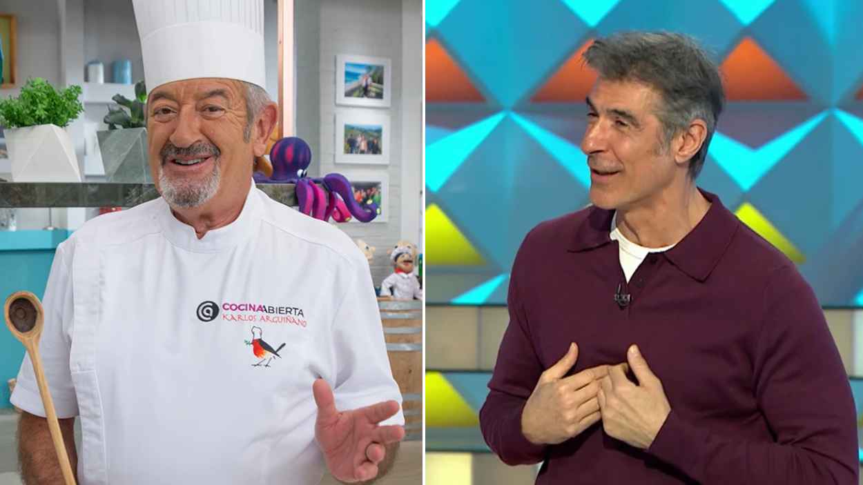 Karlos Arguiñano y Jorge Fernández. Atresmedia Televisión