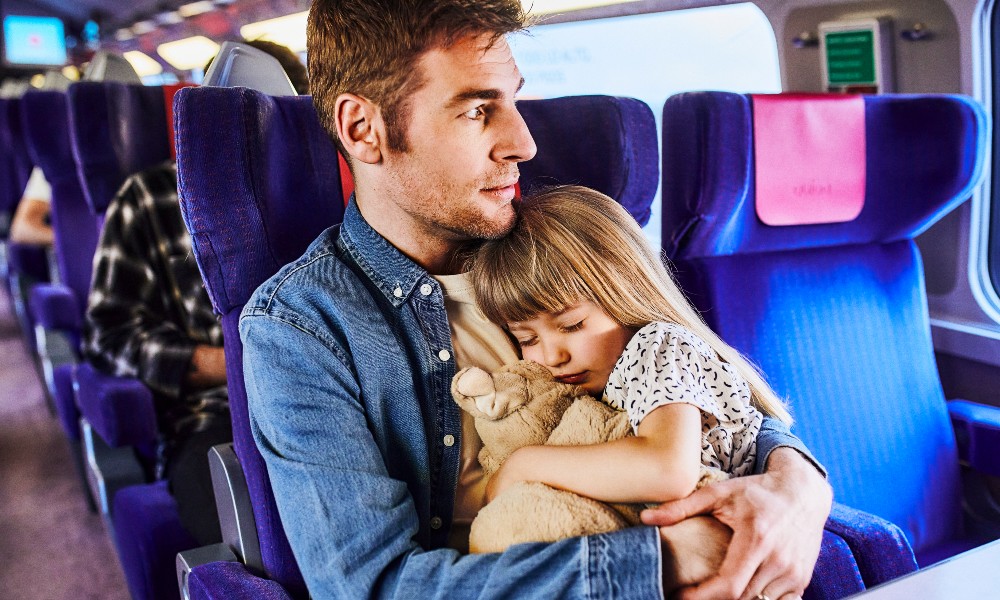 Padre e hija OUIGO