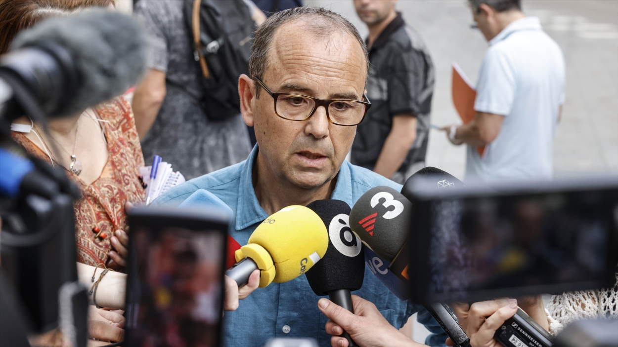 José Ángel Núñez momentos antes de declarar en el juzgado. EP. 