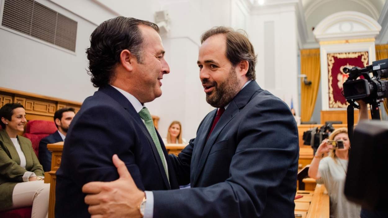 David Moreno, VOX, y Paco Núñez, PP. Archivo EP.