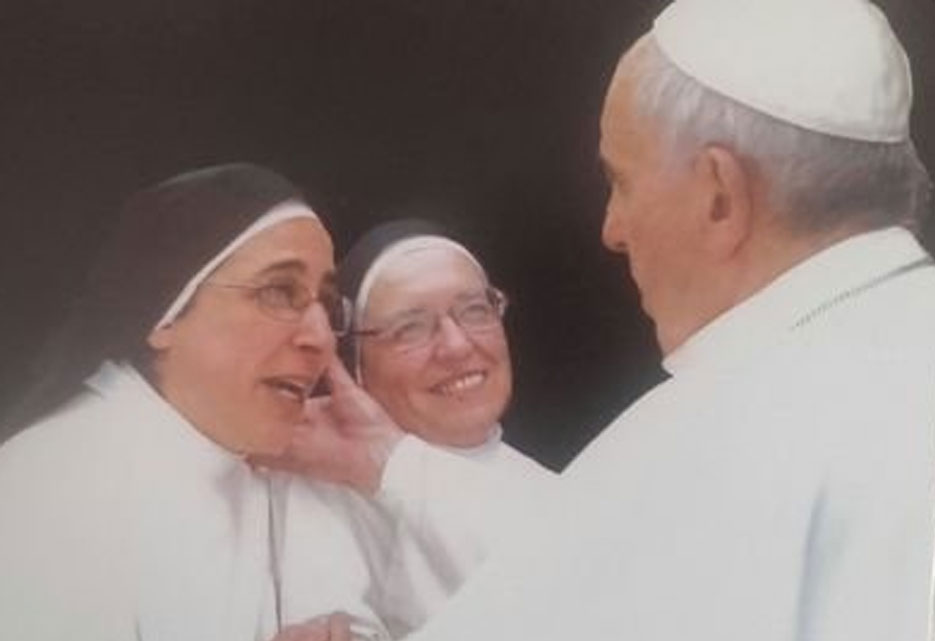 Sor Lucía Caram con el Papa Francisco