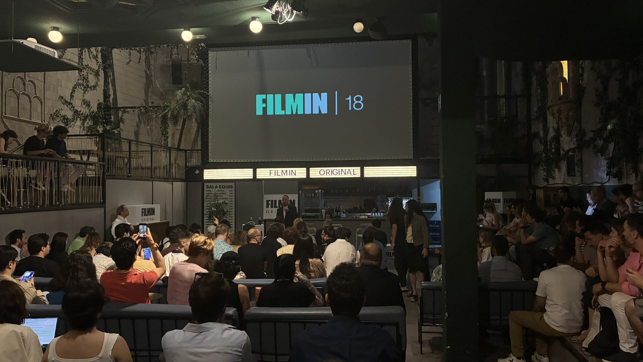 Evento de Filmin Originals, en la Sala Equis de Madrid. 