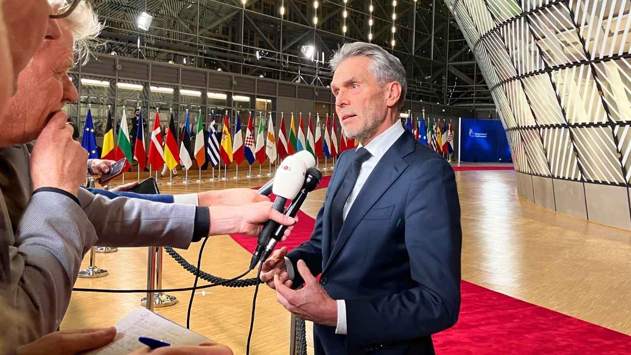 Dick Schoof en una cumbre de la Unión Europea. EP