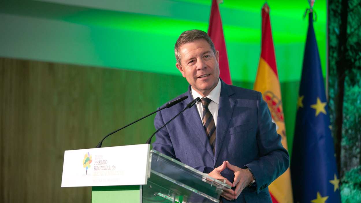 El presidente de Castilla-La Mancha, Emiliano García Page. JCCM