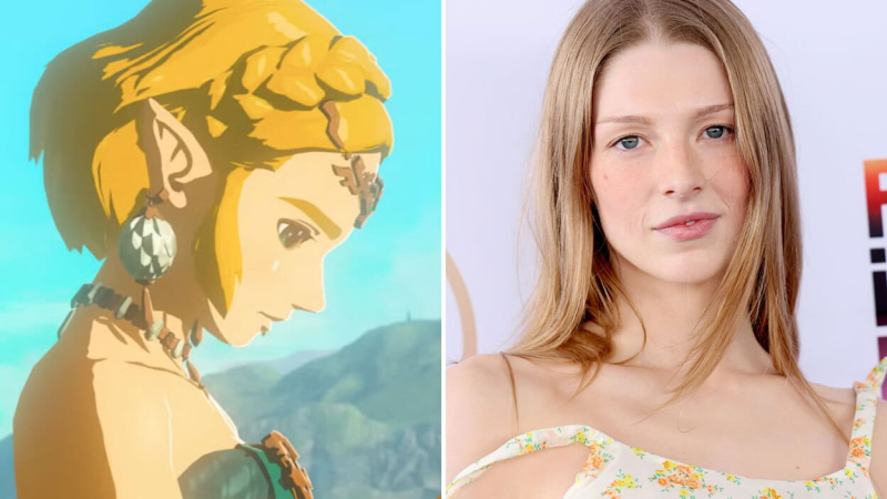 La princesa Zelda y la actriz Hunter Schafer La princesa Zelda y la actriz Hunter Schafer