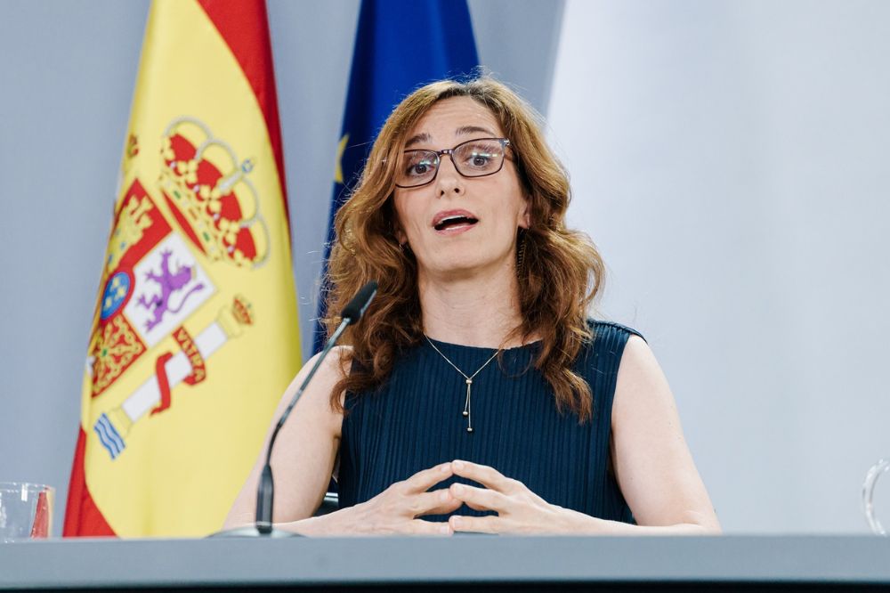 Mónica García, durante una rueda de prensa posterior a la reunión del Consejo de Ministros, EP