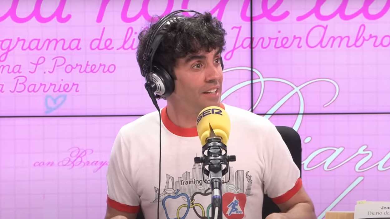 Javier Ambrossi, en su pódcast de la Cadena Ser. PRISA 