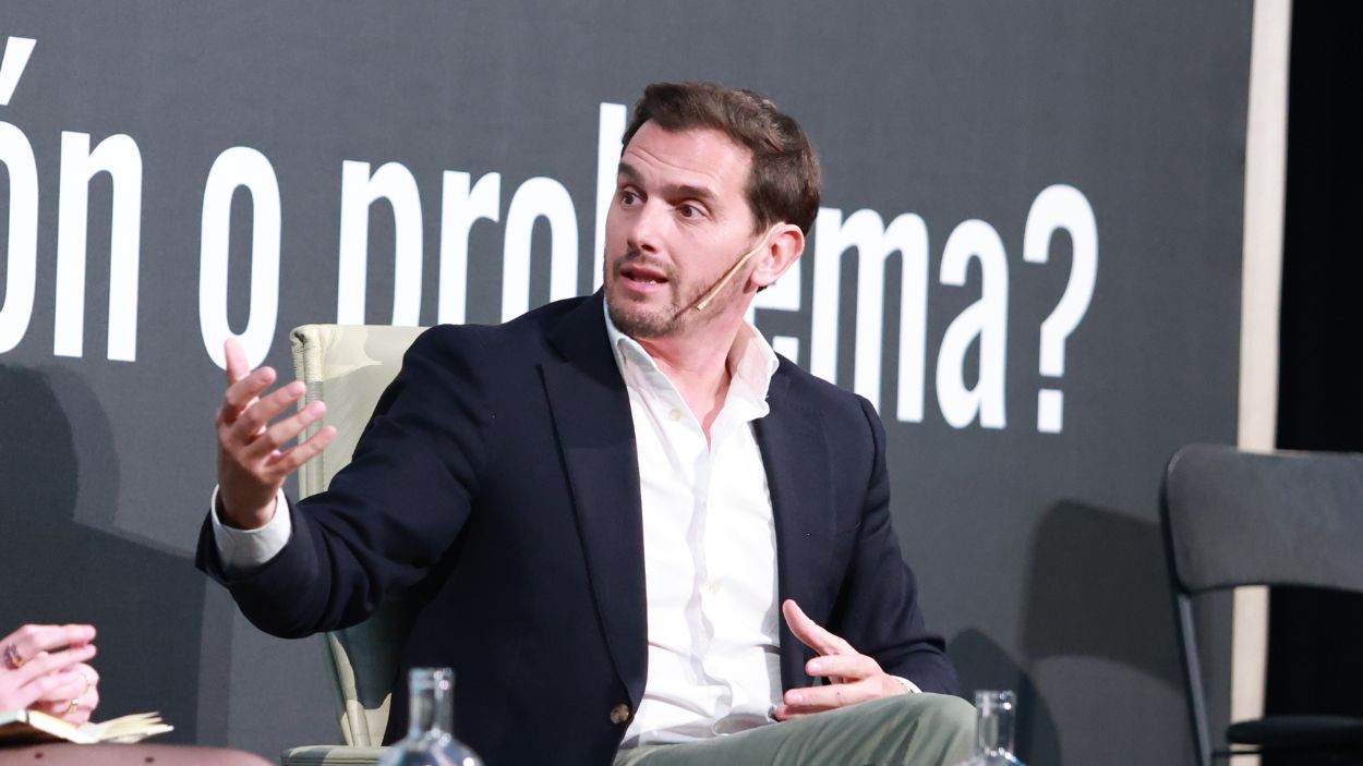 Albert Rivera durante su intervención en el X ciclo 'Letras en Sevilla'. EP.
