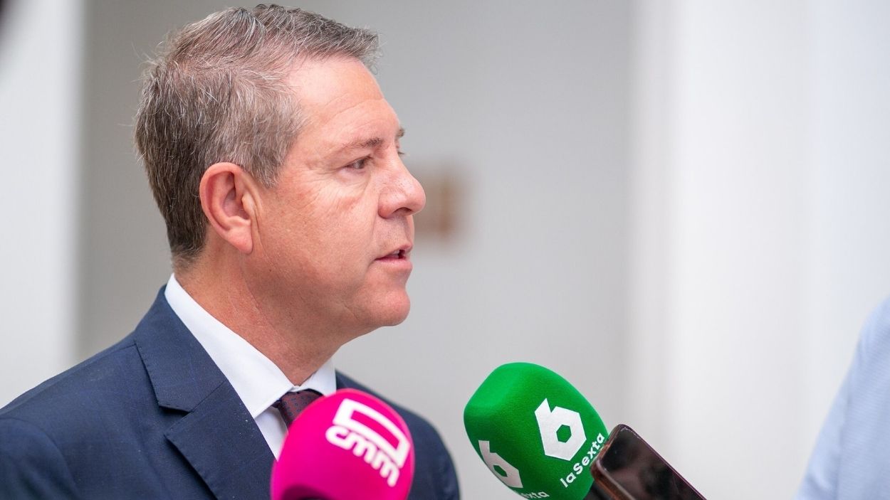 Emiliano García-Page, presidente de Castilla-La Mancha. JCCM.