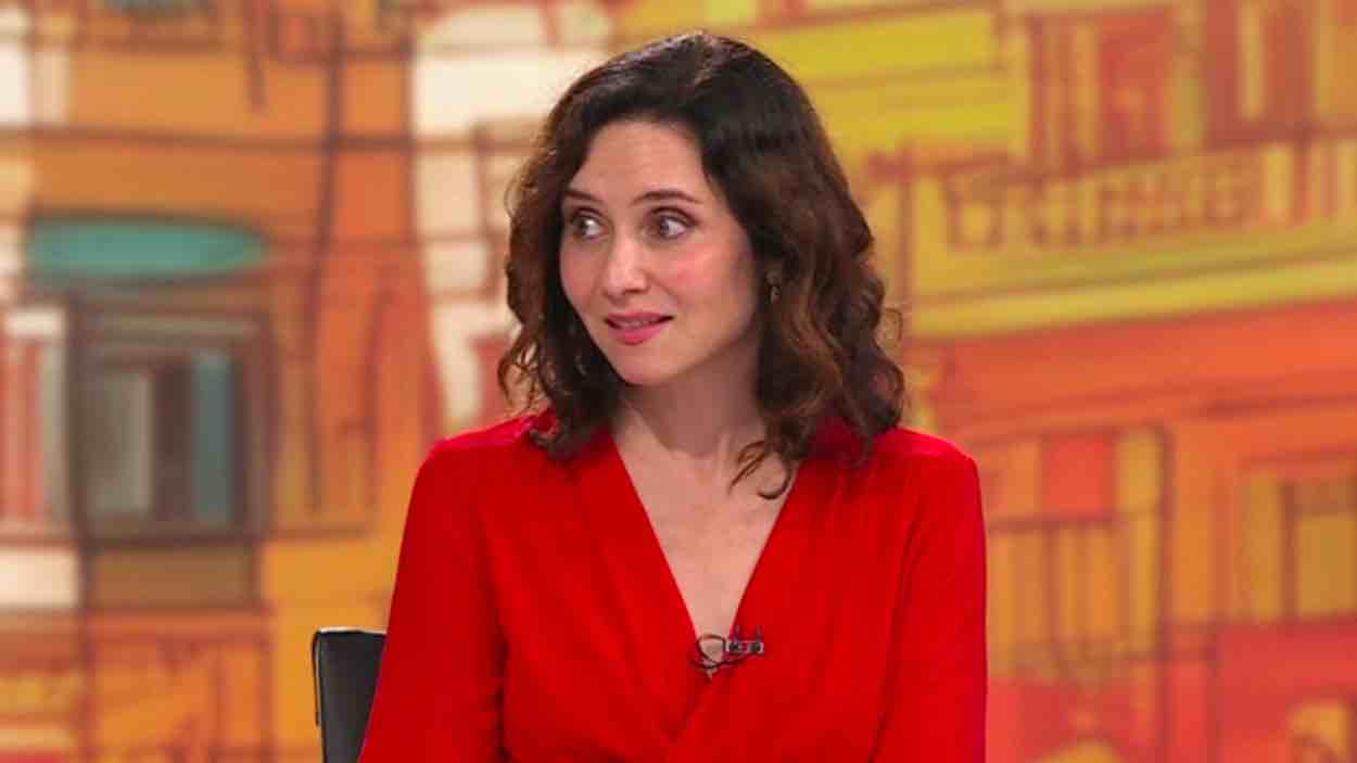 Isabel Díaz Ayuso, en su entrevista con Antonio Naranjo. Telemadrid