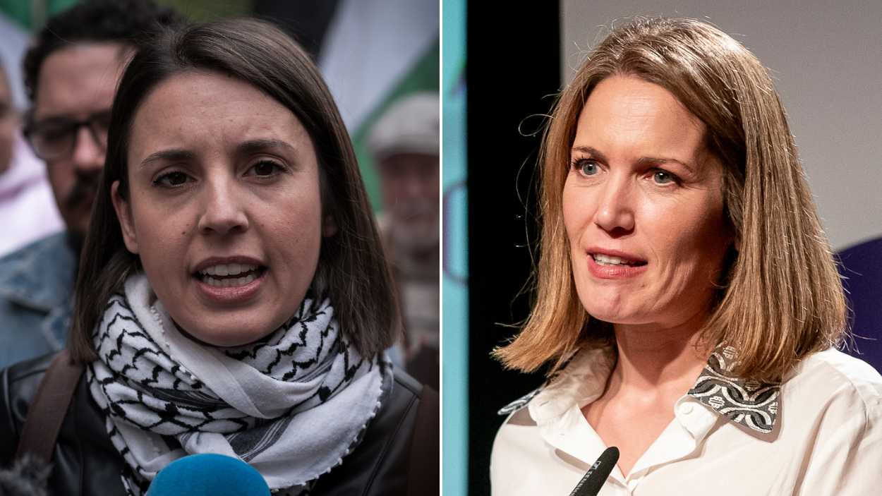 Irene Montero defiende públicamente a Silvia Intxaurrondo. EP