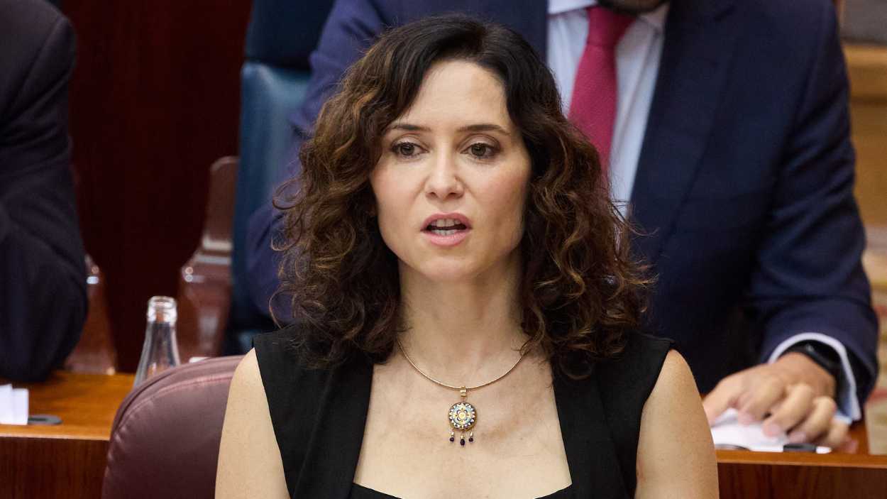 Isabel Díaz Ayuso, en la Asamblea de Madrid. EP