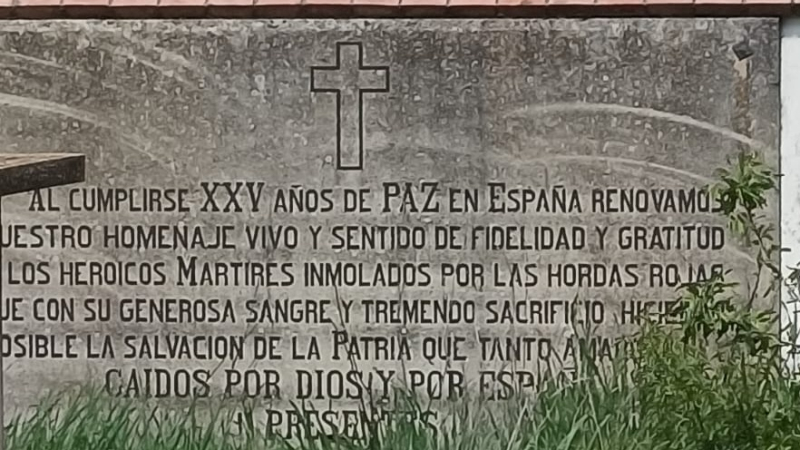 Texto grabado en el homenaje realizado durante la dictadura a los asesinados como represalia a los bombardeos de Guadalajara del 6 de diciembre de 1936 Texto grabado en el homenaje realizado durante la dictadura a los asesinados como represalia a los bombardeos de Guadalajara del 6 de diciembre de 1936