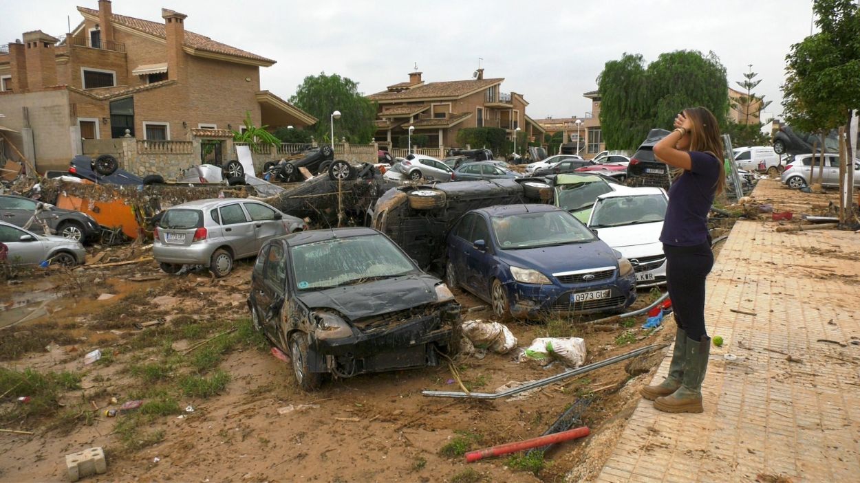Zona afectada por la DANA. EP.