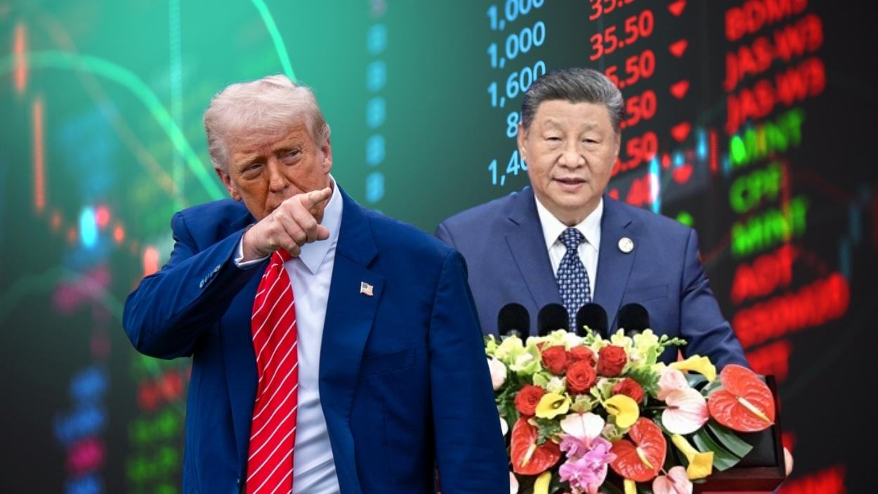 Donald Trump y Xi Jinping. Elaboración propia 