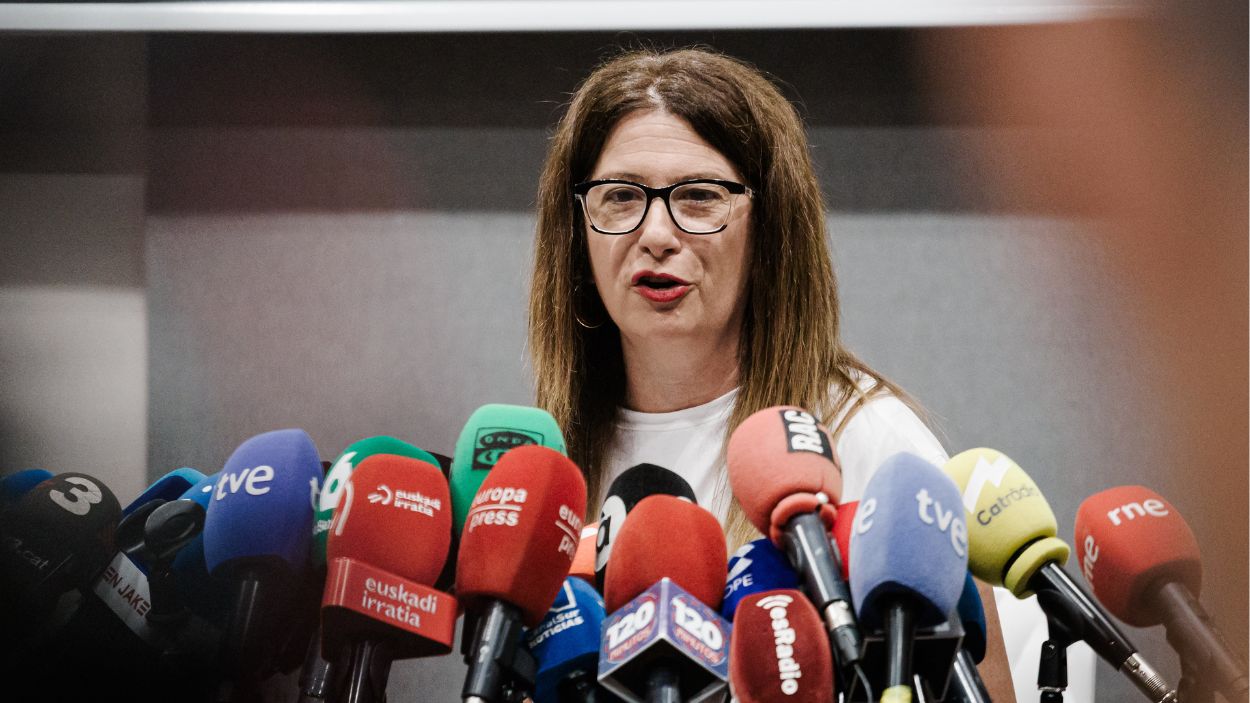 Leire Díez comparece tras darse de baja como afiliada del PSOE. EP