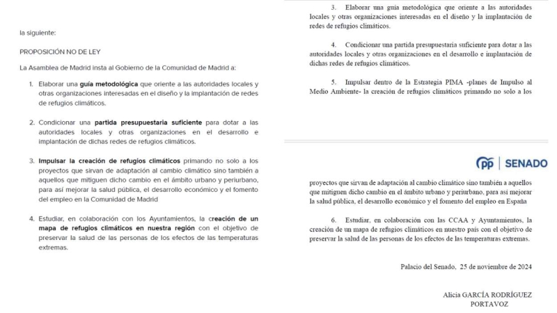 Comparativa enmienda PP y proposición de no ley Más Madrid Comparativa enmienda PP y proposición de no ley Más Madrid