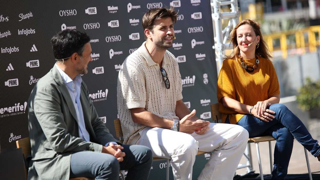 El exjugador de fútbol y empresario, Gerard Piqué, durante un evento de la Kings League. EP