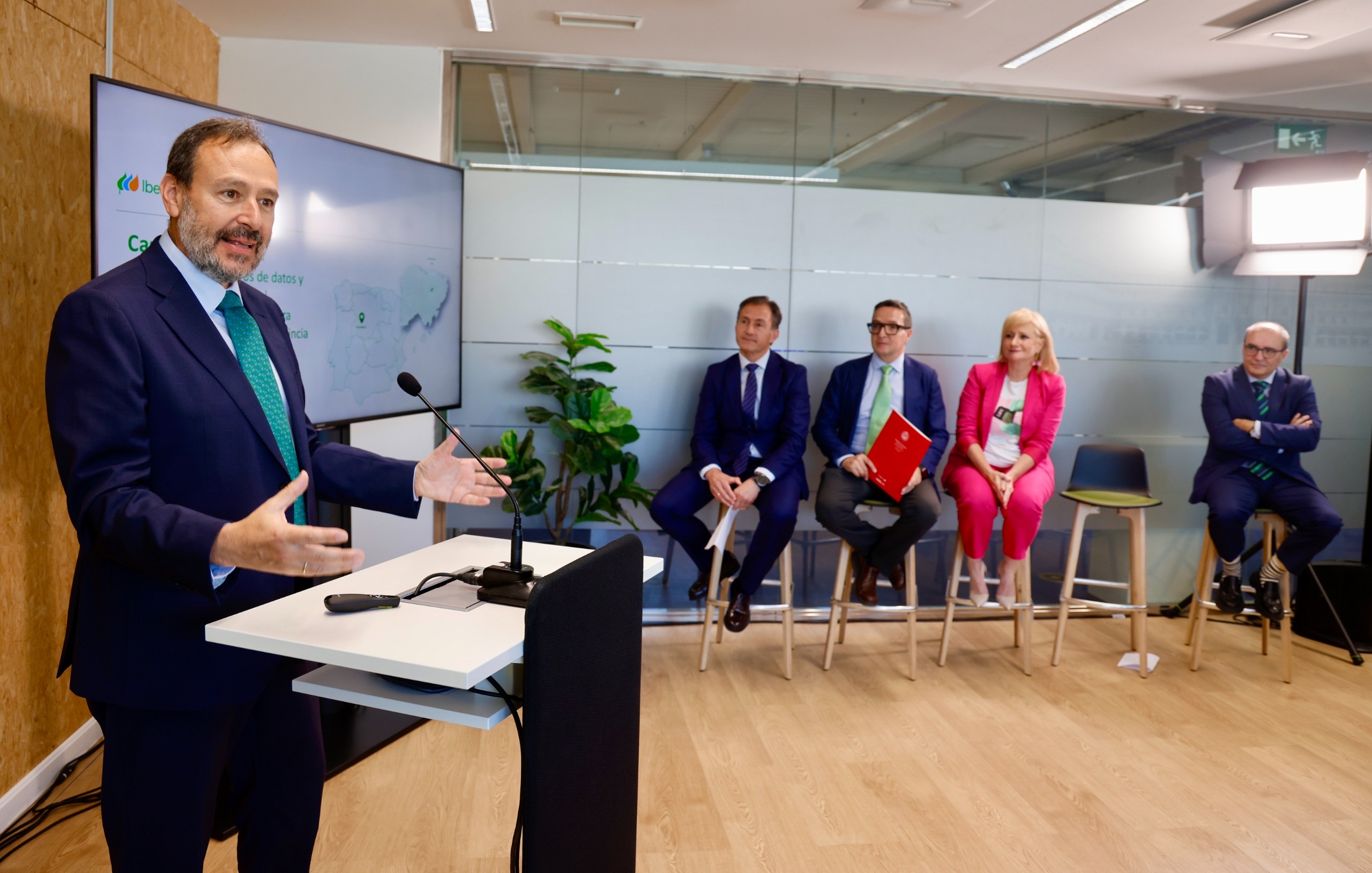 Agustín Delgado, director de Innovación, Medio Ambiente y Calidad de Iberdrola, en la presentación de los resultados del Cenit