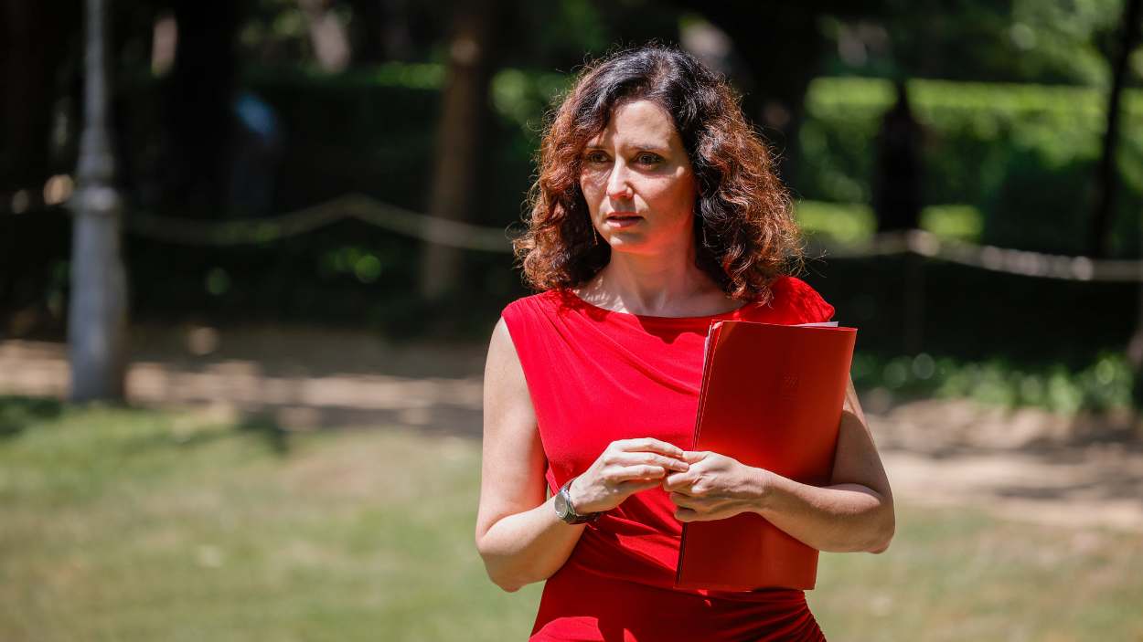 La presidenta de la Comunidad de Madrid, Isabel Díaz Ayuso. EP