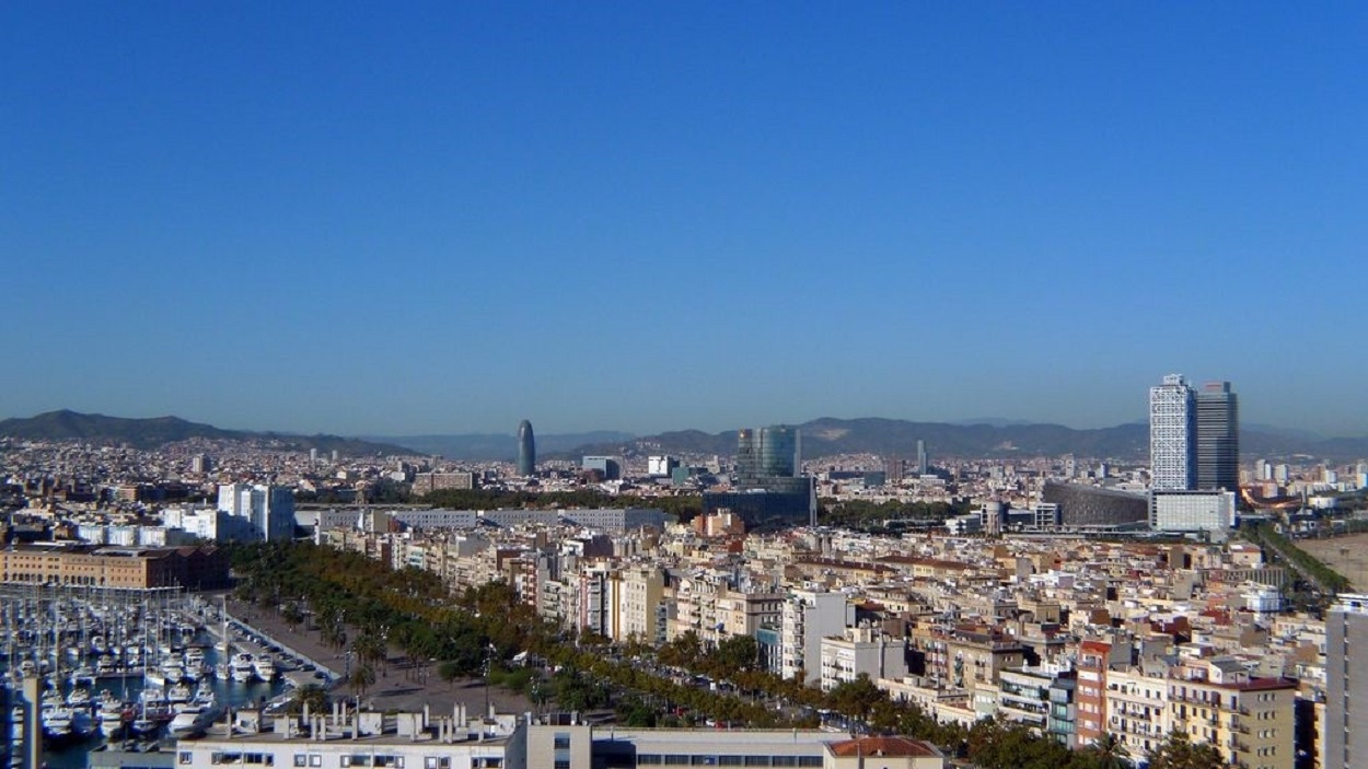 Vista aérea de Barcelona. EP.