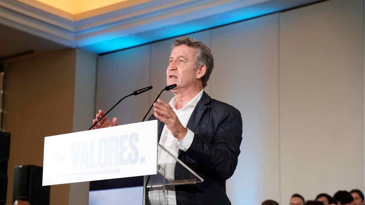 Feijóo se hunde y el PP monta otra manifestación. EP