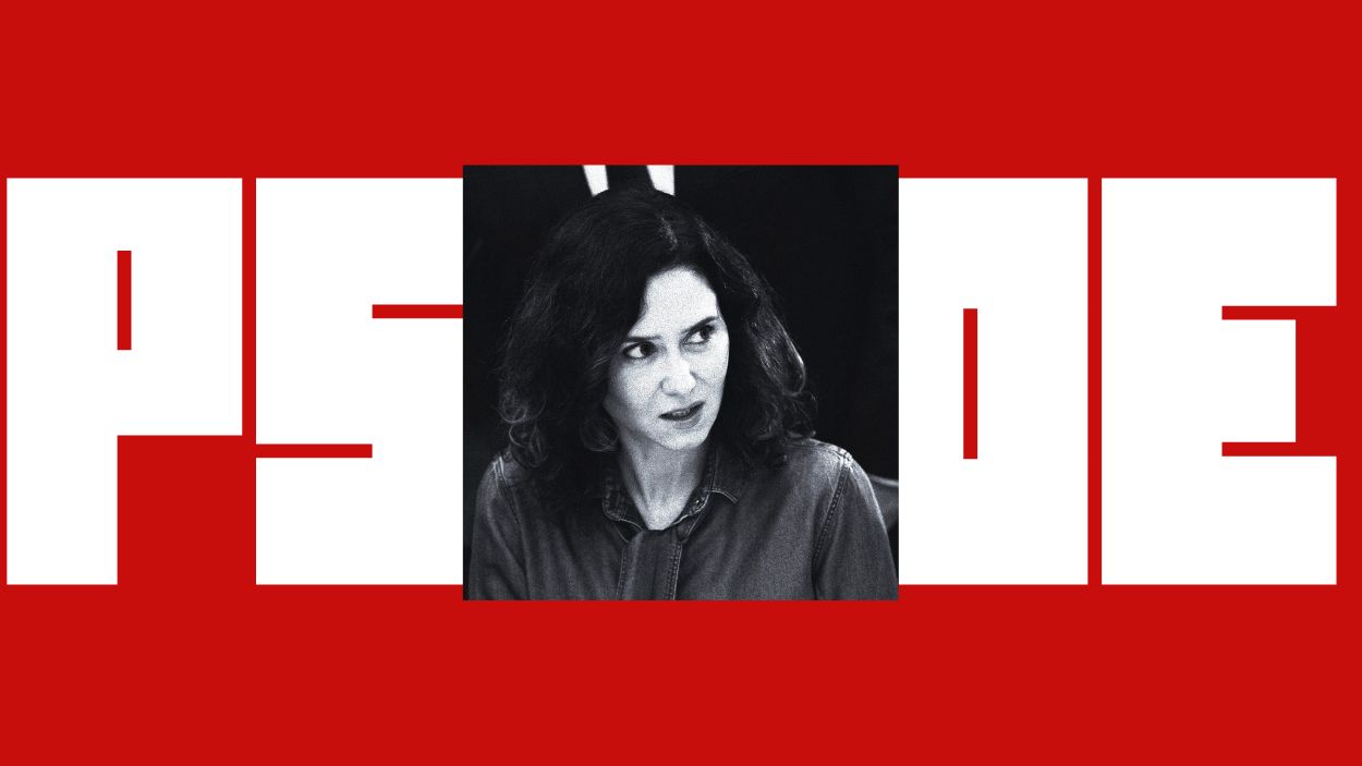 La presidenta de la Comunidad de Madrid Isabel Días Ayuso. Ilustración Propia.