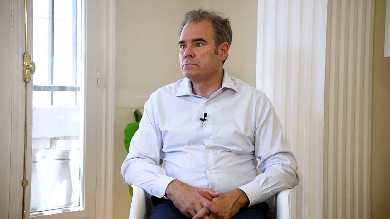 El empresario Javier Pérez Dolset atiende a ElPlural.com.