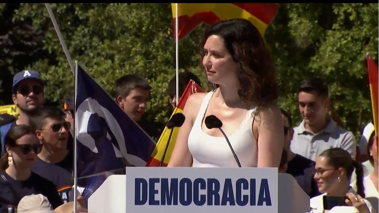 La presidenta de la Comunidad de Madrid, Isabel Díaz Ayuso. @PP via YouTube. 