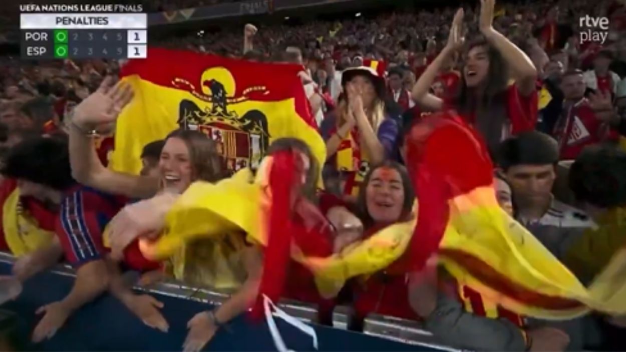 Retransmisión Portugal-España en RTVE. RTVE