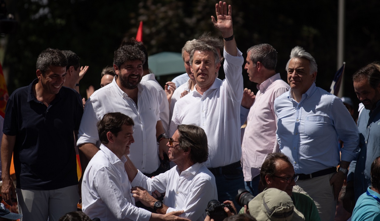 El líder del PP, Alberto Núñez Feijóo. EP