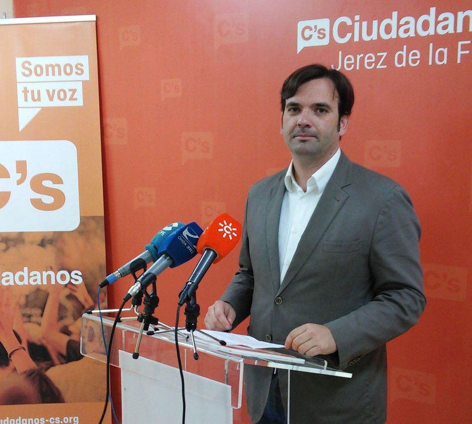 El concejal de Ciudadanos en Jerez de la Frontera (Cádiz), Mario Fernándo Rosado
