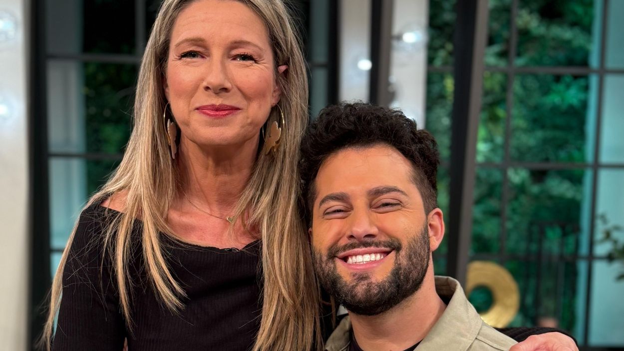 Anne Igartiburu y Javi de Hoyos. TVE